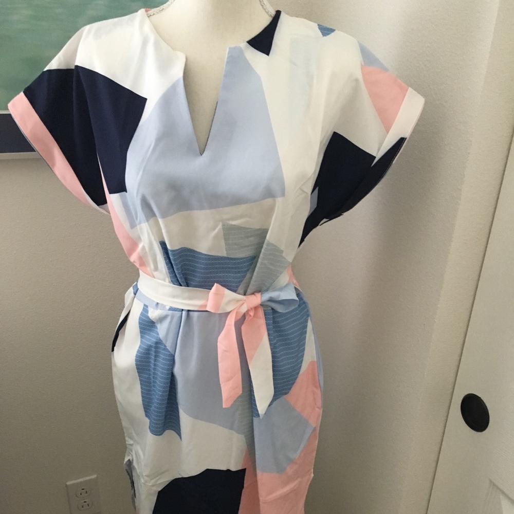 Asymmetrical print dress size s